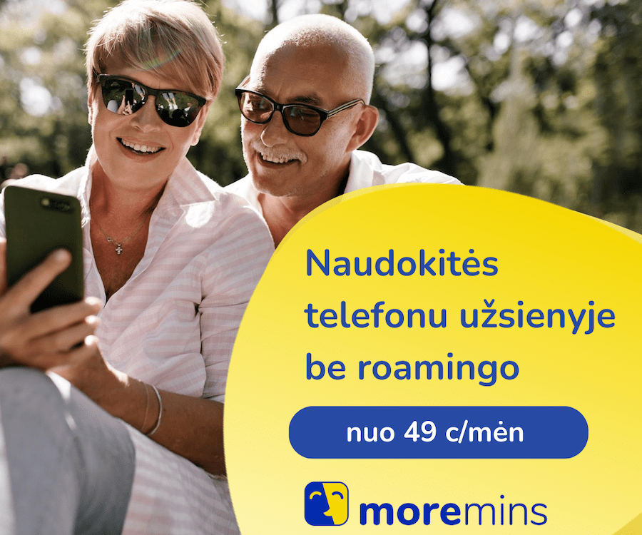 Naudokites telefonu uzsienyje be roamingo: MoreMins