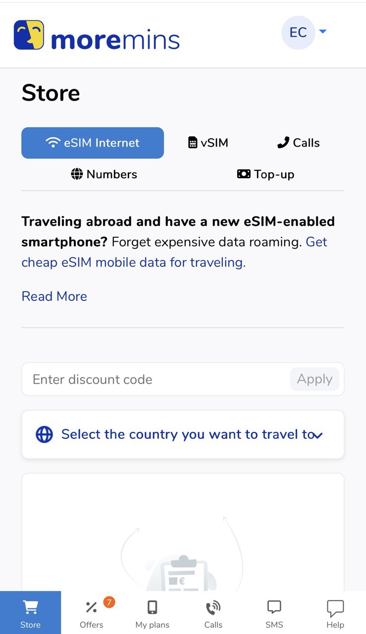 MoreMins eSIM