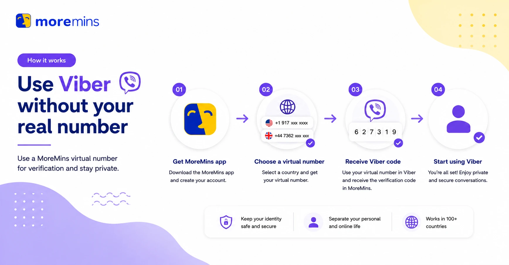 How to use Viber without your real number