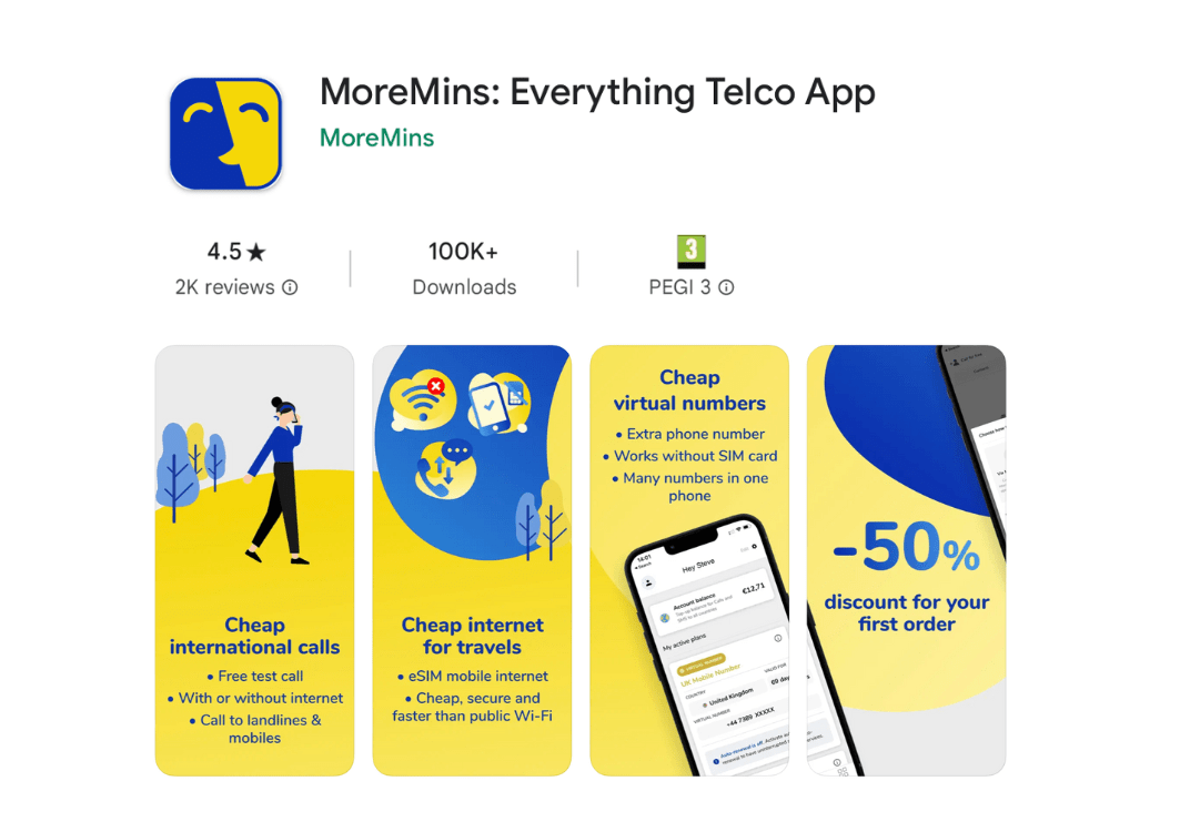 MoreMins Affiliate