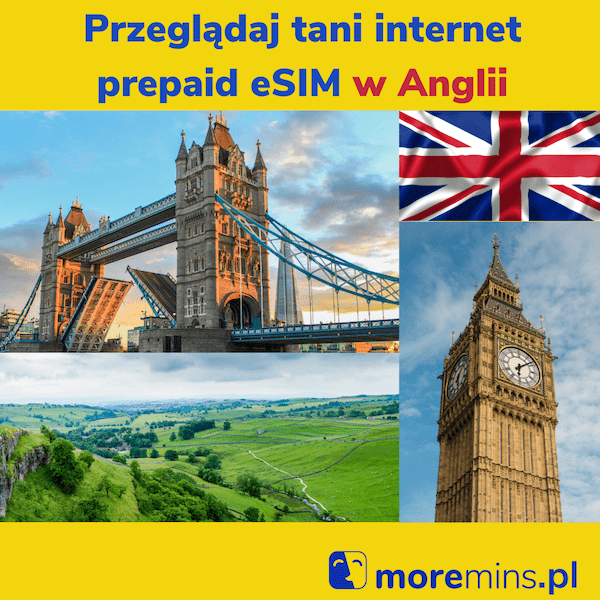 Tani internet w Anglii (UK) i innych krajach