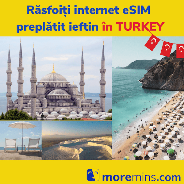 Internet în Turcia și în alte țări. eSIM internet ieftin pentru călătorii