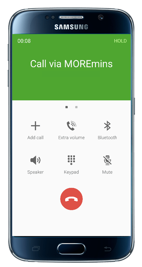 Cheap international calls MoreMins Android