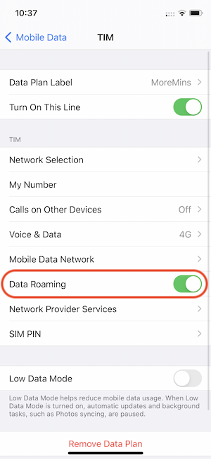 Install eSIM on iPhone