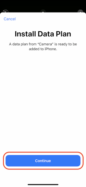Install eSIM on iPhone