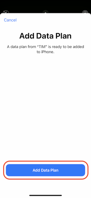 Install eSIM on iPhone