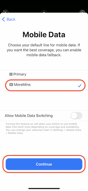 Install eSIM on iPhone